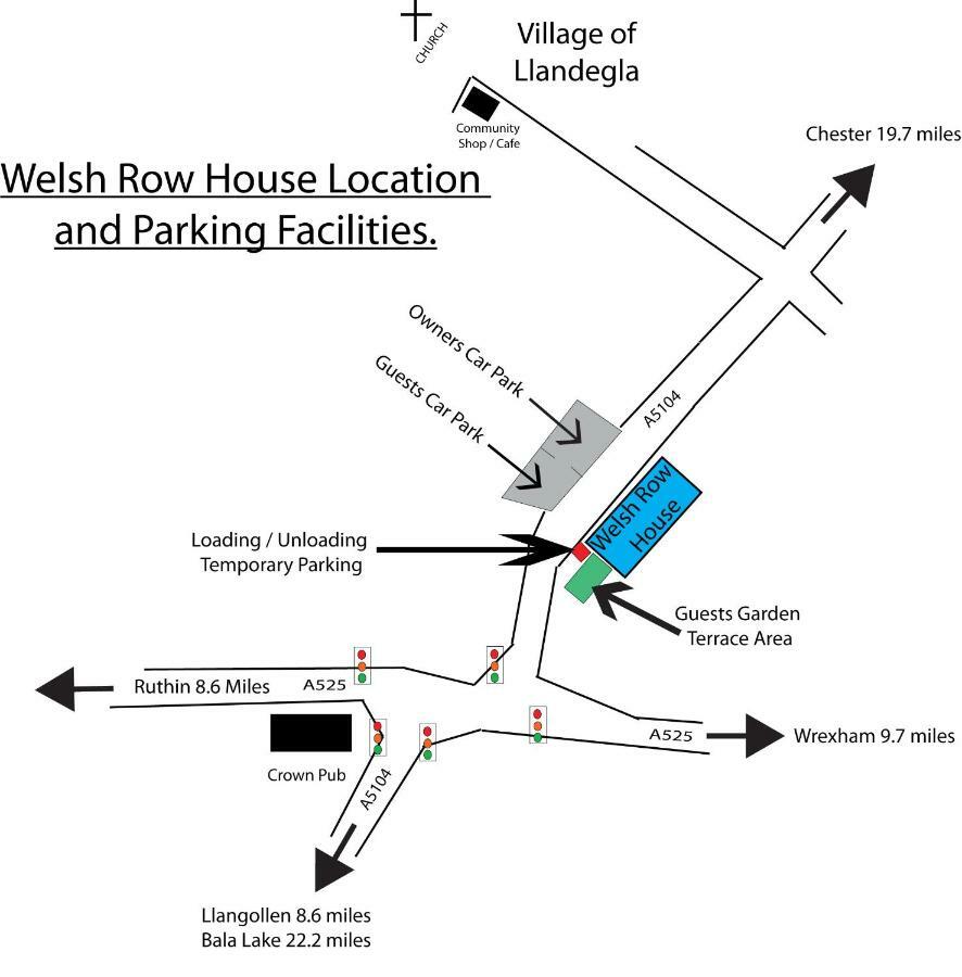 Welsh Row House Apartment Llandegla Luaran gambar